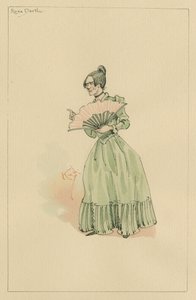 ロサダートル、1920年代頃（紙にトイレとペンとインク） 作： Joseph Clayton Clarke